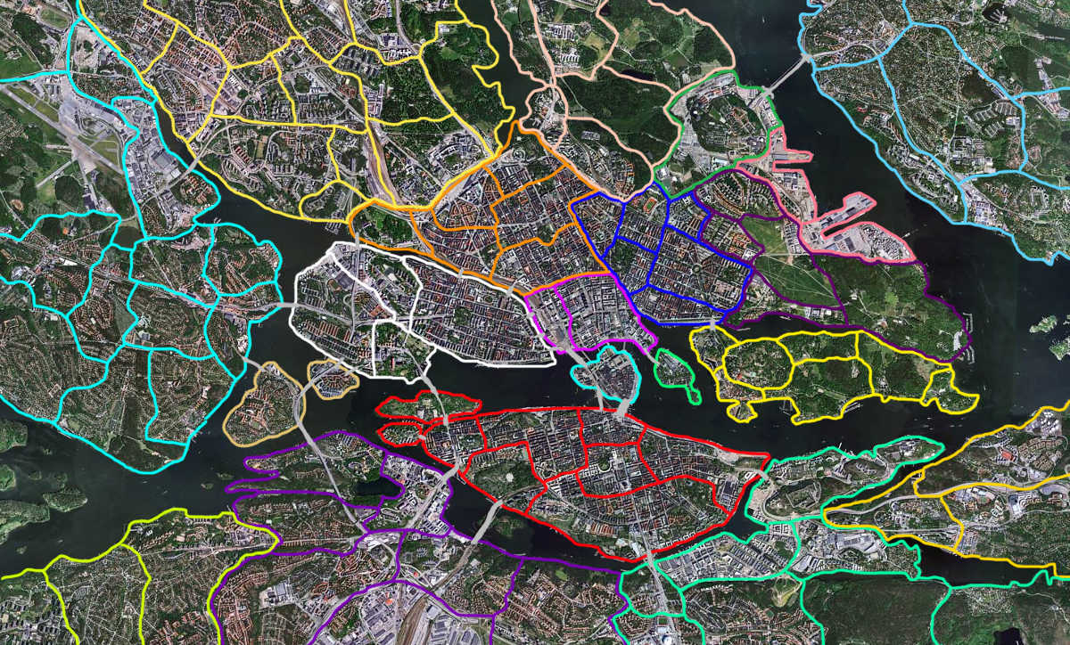 the map